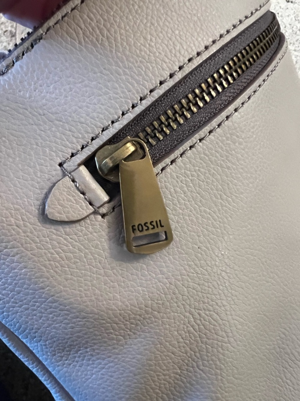 Fossil Light Taupe Crossbody Bag - Picture 7 of 16